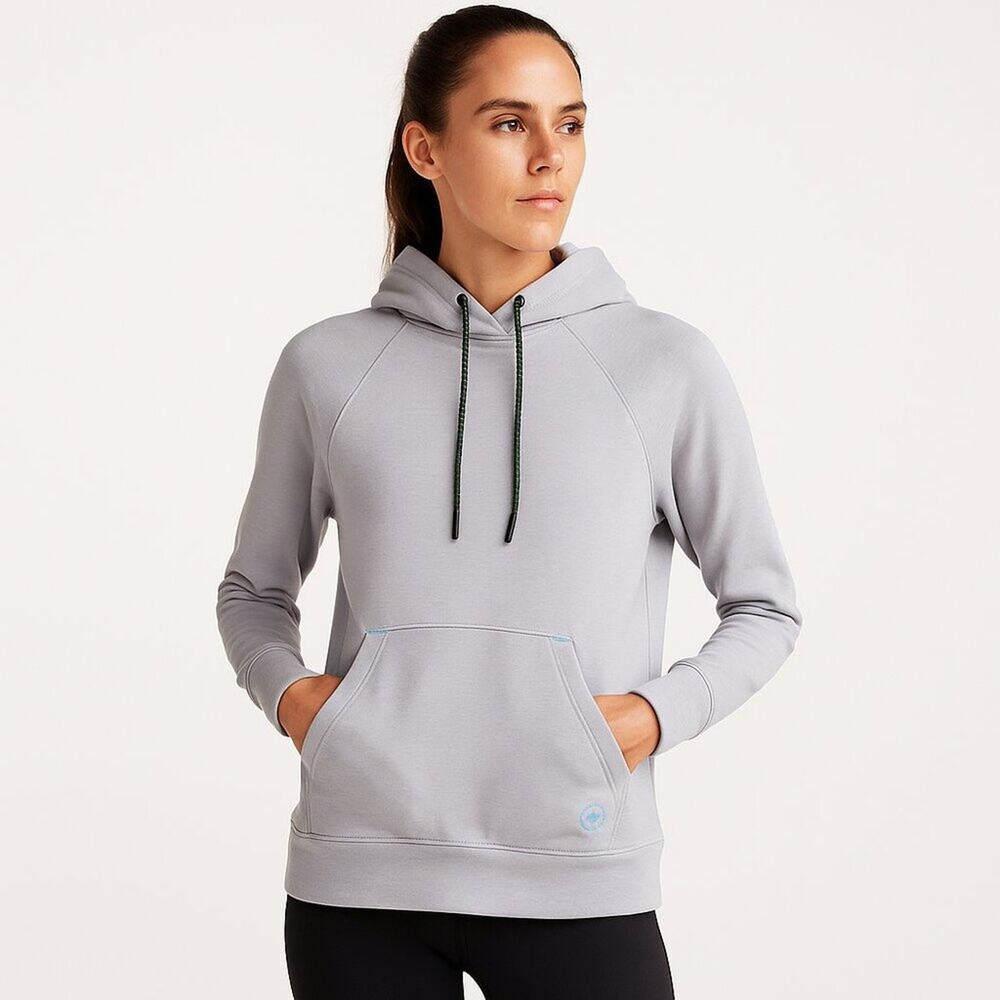 Janji Circuit Knit Hoodie – Gray – Women’s XS / Men’s XXS